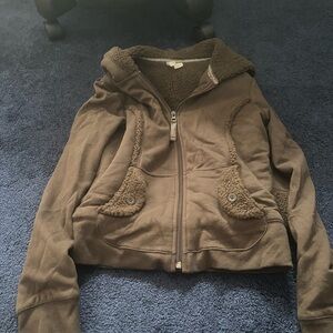 Old Navy Chocolate Brown Sherpa Jacket